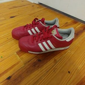 Adidas fuchsia pink samoas.